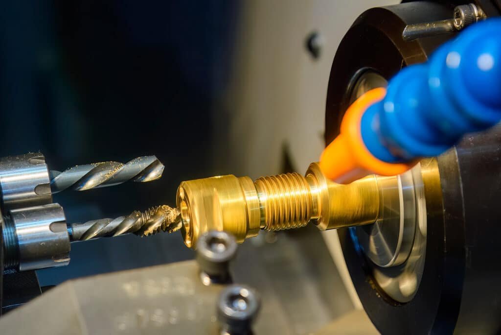 CNC machining process for miniature brass screws
