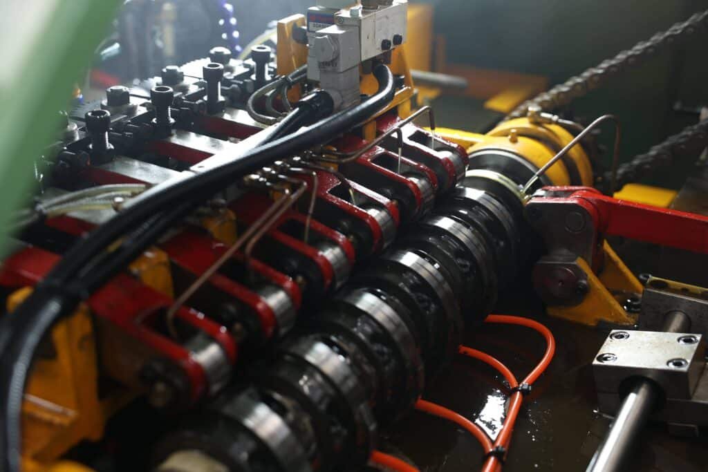 CNC turning machine on the KEYFIX production floor